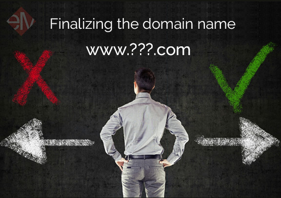 Finalizing the domain name