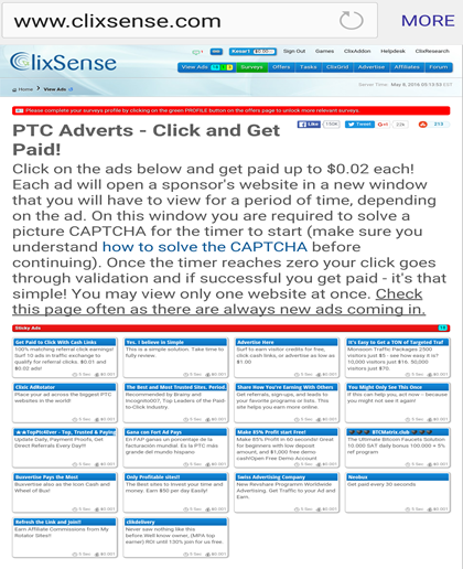 ClixSense, Clix Sense Best PTC Site