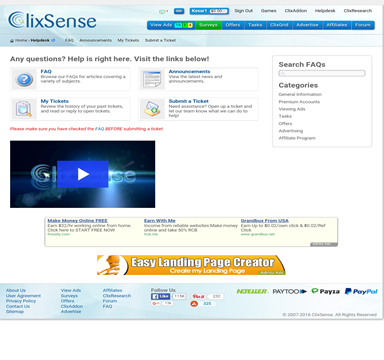 ClixSense, Clix Sense Best PTC Site