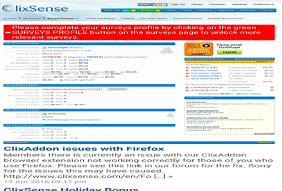 ClixSense, Clix Sense Best PTC Site