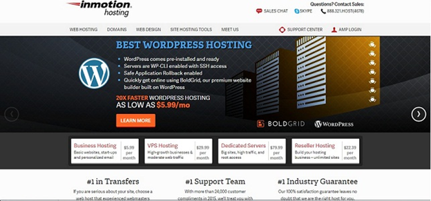 Best Web Hosting Company Inmotion