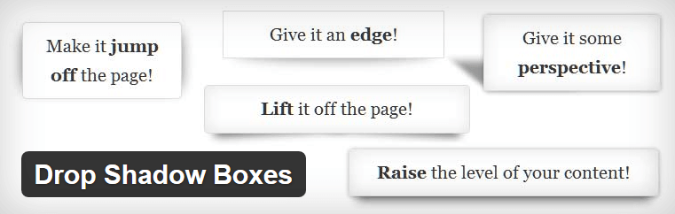 Drop Shadow Boxes WordPress Plugin