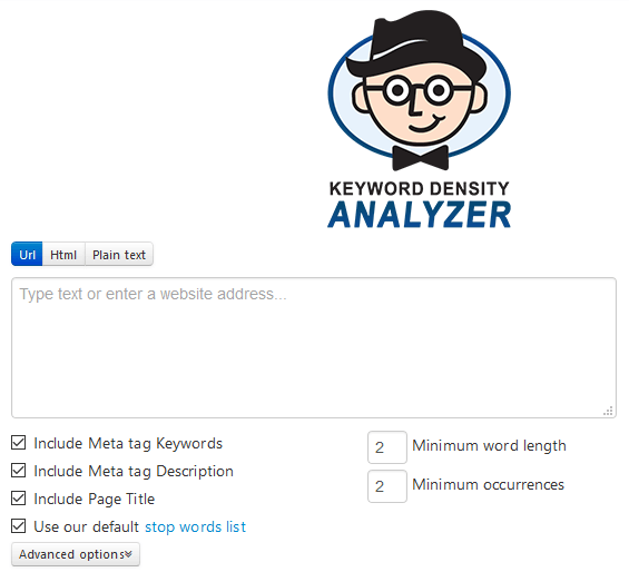 Free Keyword Density Analyzer Tool