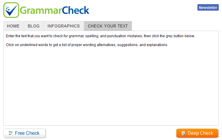 Online Editor – Grammar Checker