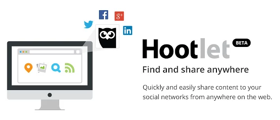 Hootlet is the browser extension of Hootsuite