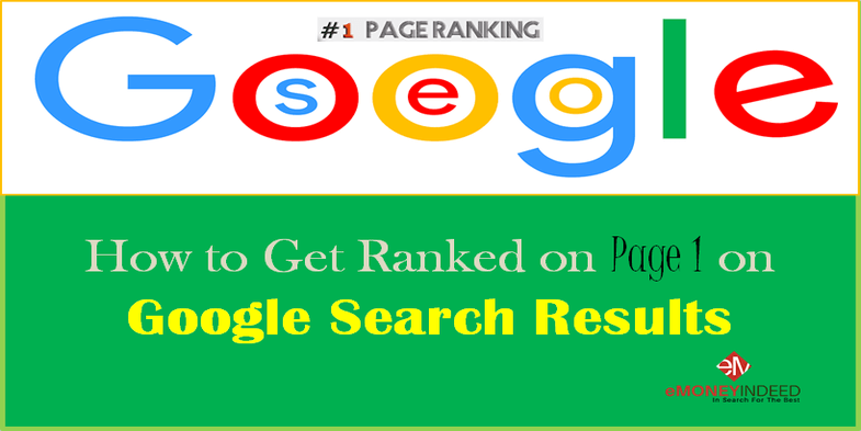 How to Get Ranked on Page 1 on Google Search Results