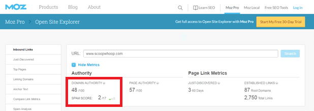 how to increase page authority