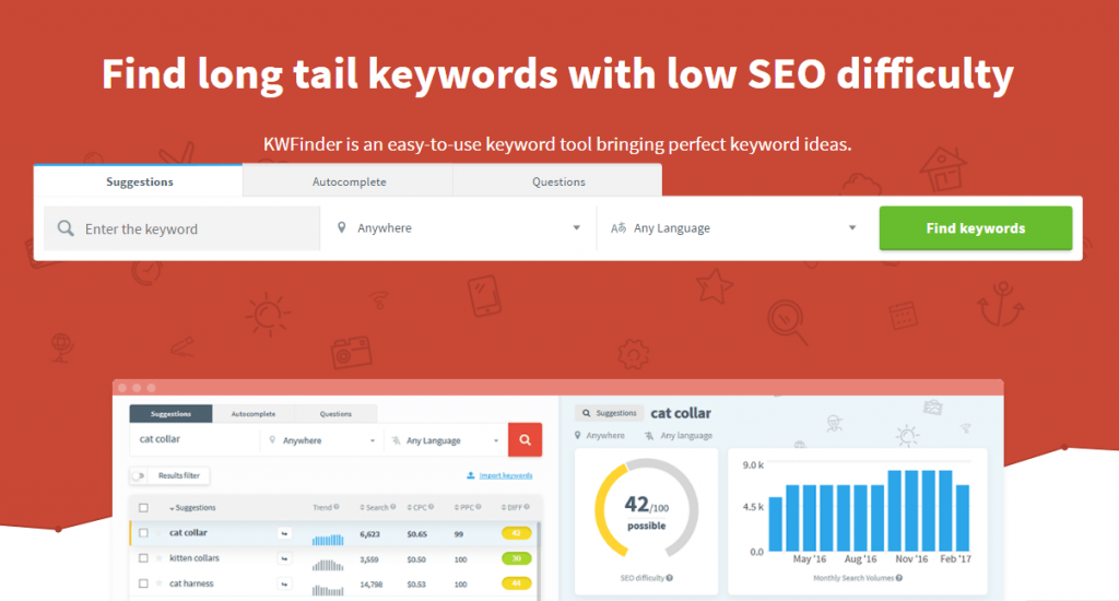 KWFinder Review – The Best Long Tail Keywords Research Tool