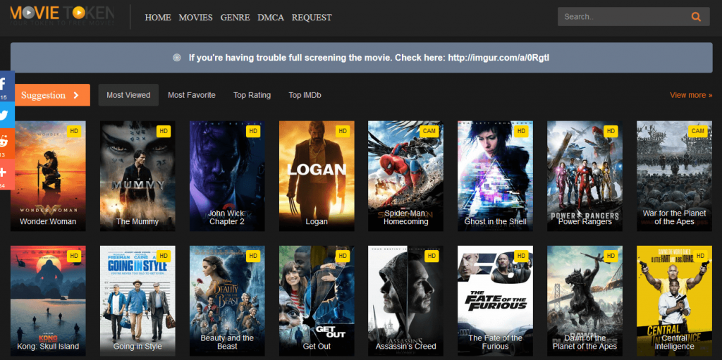 Top 10 Places to Watch Movies Online for Free Without Downloading Movietoken.net