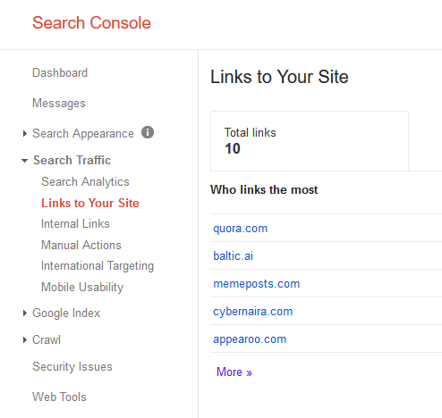 Tracking Backlinks