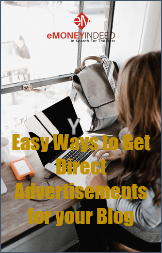 Sell ad space on website or blog directly to get paid to advertise on your website