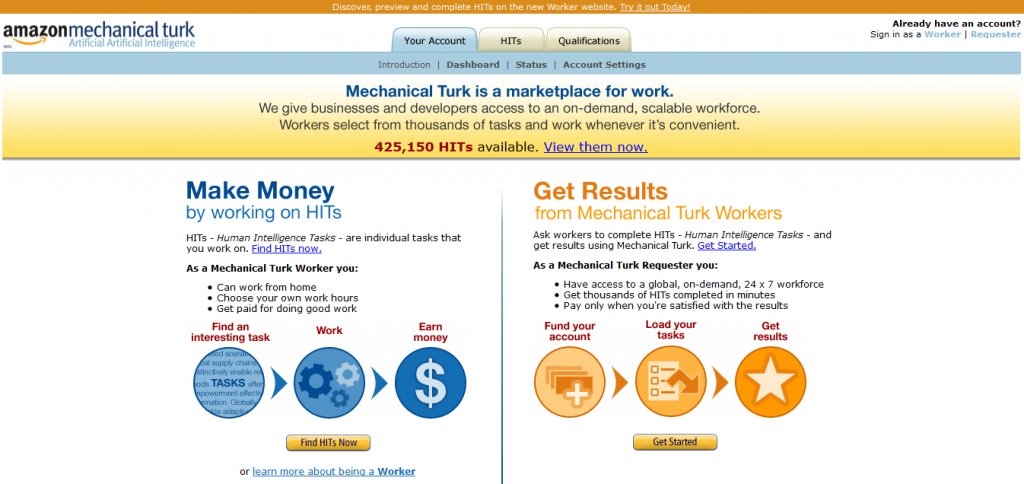 Amazon Mechanical Turk