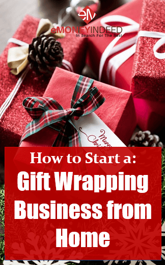 Home based gift wrapping business