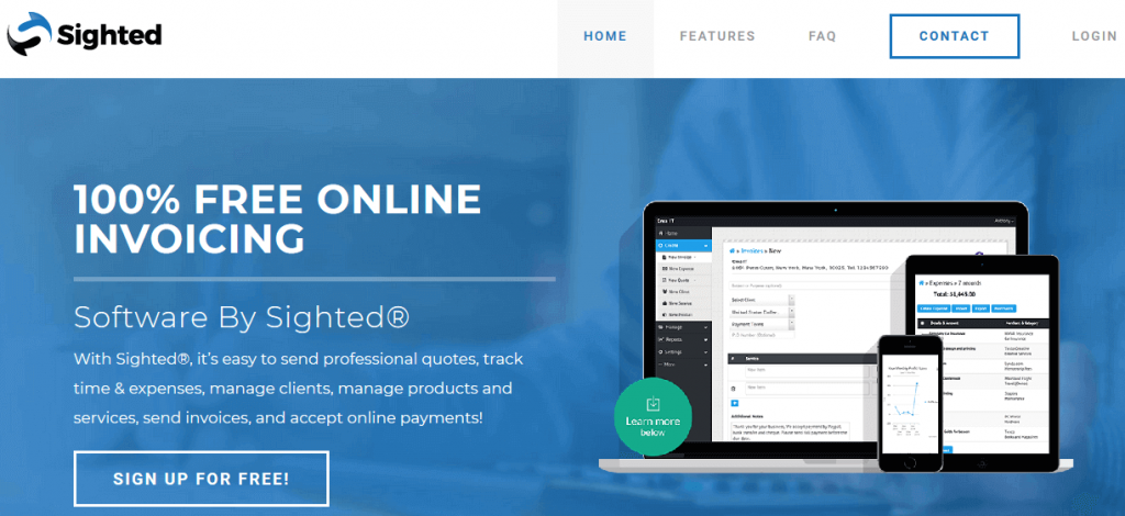 Sighted - free online invoicing