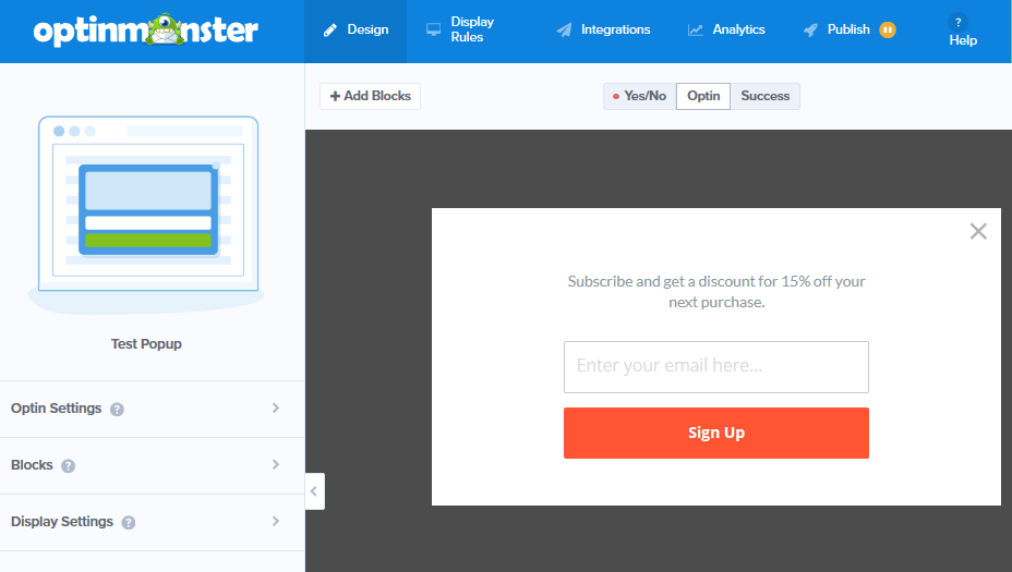 create stunning popup subscribe forms