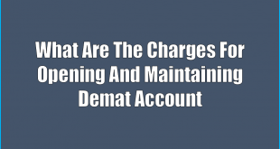 Charges-For-Opening-And-Maintaining-Demat-Account